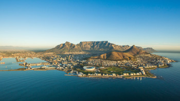 cape town view from the ocean side