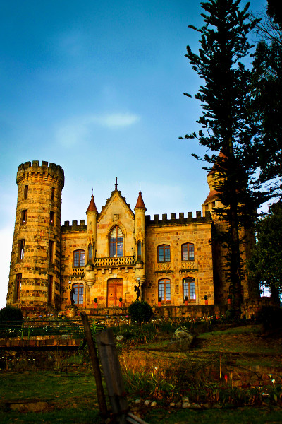 castle in a columbian town of chia