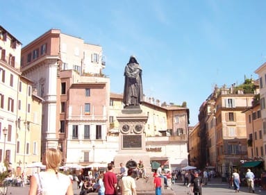 Giordano Bruno Monument in Rome