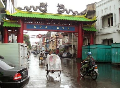 The city of Surabaya, Indonesia