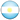 Flag of Argentina in the circle